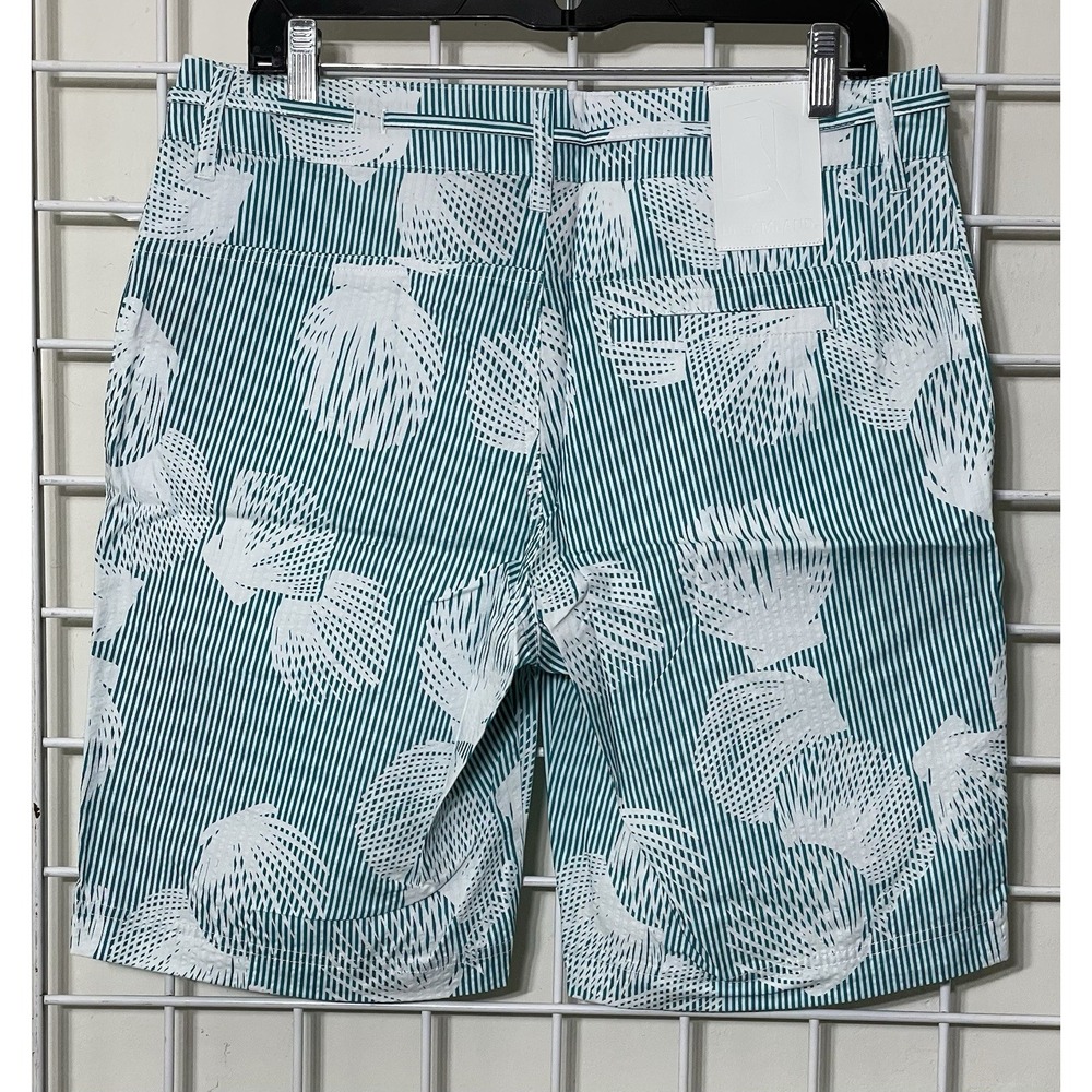 Dreamland Men's Aqua‎ Stripe Shell Shorts Size 30 - Picture 3 of 8